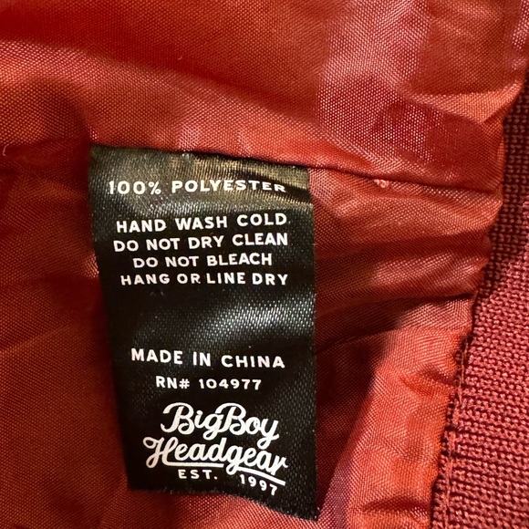 Big boy headgear  jacket burgundy sequins brand new with tags - Picture 4 of 5